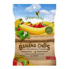 Banana Chips W/Strawberry powder
 香蕉士多啤梨粉脆脆 20g