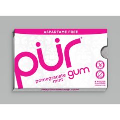 Pomegranate Mint Gum Pocket Pack 9pcs