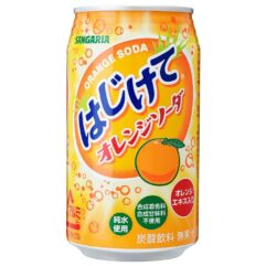 新加利清爽香橙味梳打汽水